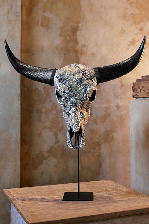 استند دکوراتیو جمجمه گاو