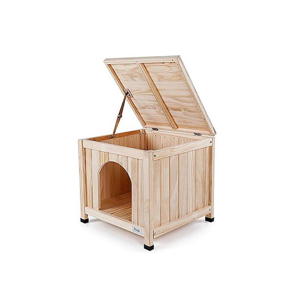 خانه سگ چوبی