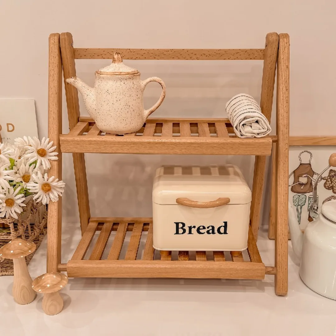 استند دو طبقه بامبو