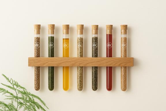 ادویه شیشه‌ای با پایه چوبی طرح خاص، مناسب هدیه و دکور آشپزخانه مدرن