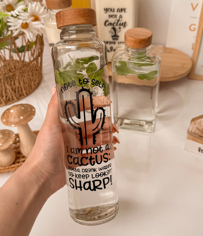 بطری آب چوبی