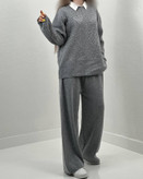 ست بلوز شلوار بافت زنانه فری سایز