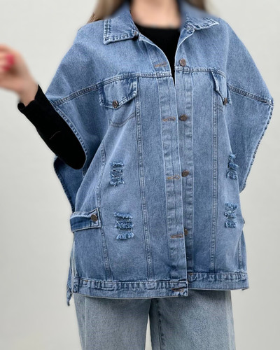 وست جین بغل باز فری سایز