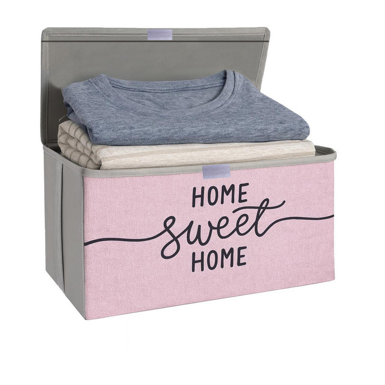 باکس لباس و نظم دهنده طرح لینن مدل HOME SWEET HOME