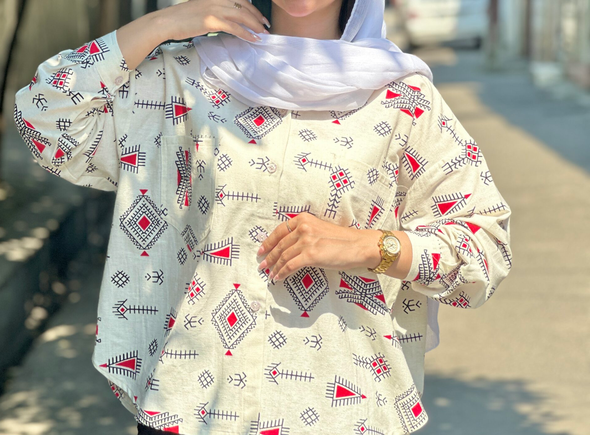 شومیز مانتویی زنانه